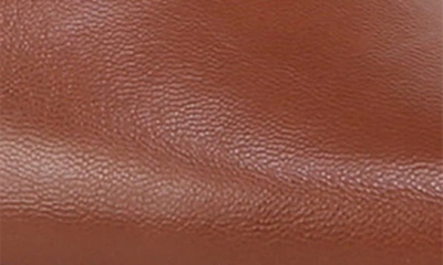 Naturalizer Pixie Womens Faux Leather Pointed Toe D'orsay Heels In Brazil Nut