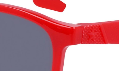 Shop Converse Restore 52mm Square Sunglasses In Milky University Red