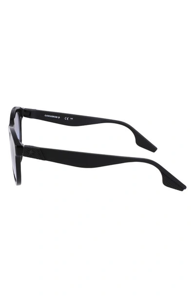 Shop Converse Restore 49mm Gradient Round Sunglasses In Black