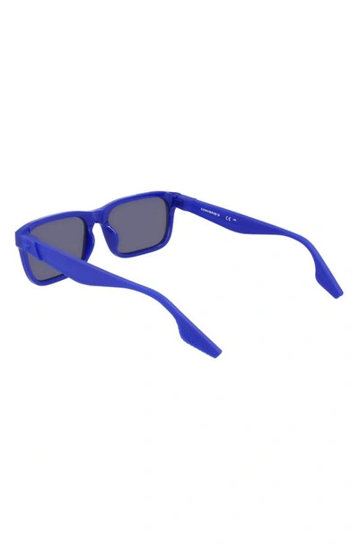 Shop Converse Restore 54mm Rectangular Sunglasses In Milky  Blue
