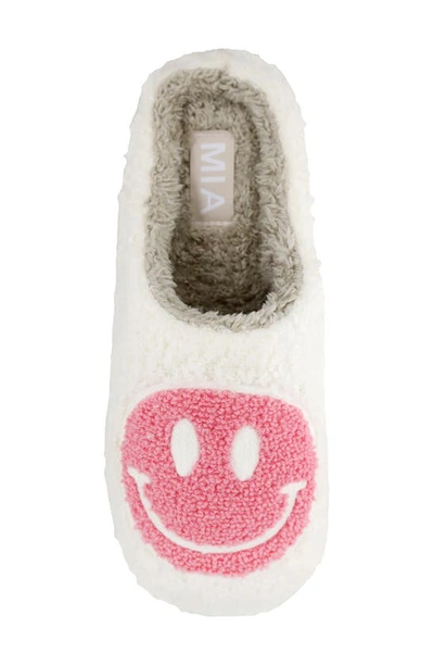 Mia Cozi Slipper In Blush Happy