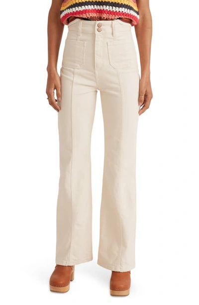 Shop Marine Layer Archive Flare Jeans In White