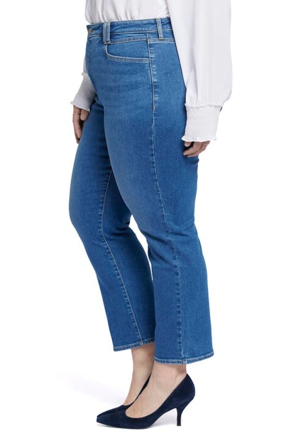 Shop Nydj High Waist Ankle Relaxed Straight Leg Jeans In Rockford
