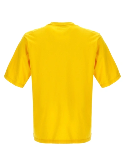 Shop Dsquared2 T-shirt Yellow