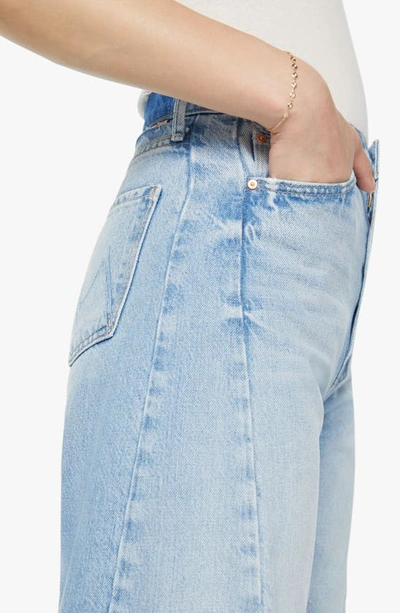 Shop Mother The Half Pipe Sneak High Waist Wide Leg Jeans In This Is How I Roll