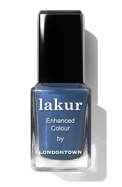 Shop Londontown Nail Color In Blue Diamond