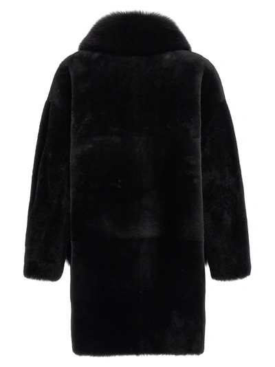 Shop Blancha Merino Straight-volpe Shadow Fur Black