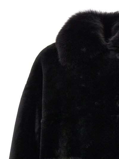 Shop Blancha Merino Straight-volpe Shadow Fur Black