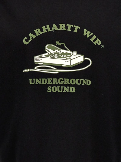 Shop Carhartt Underground Sound T-shirt Black
