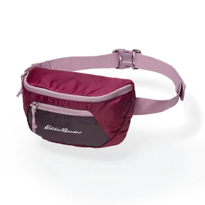 Shop Eddie Bauer Stowaway Packable Waistpack In Pink
