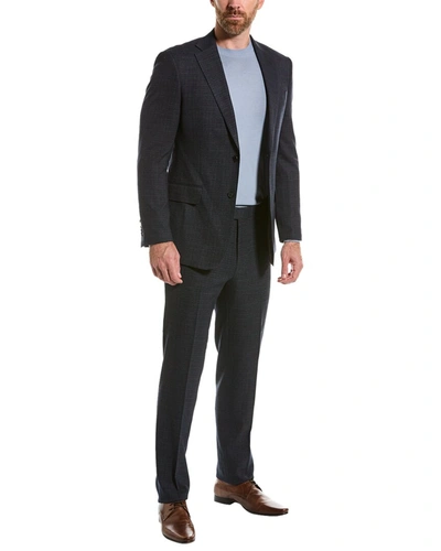 Shop English Laundry Suit With Flat Front Pant In Blue