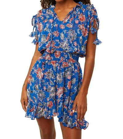 Shop Misa Dominique Dress In Sireneuse Floral In Multi