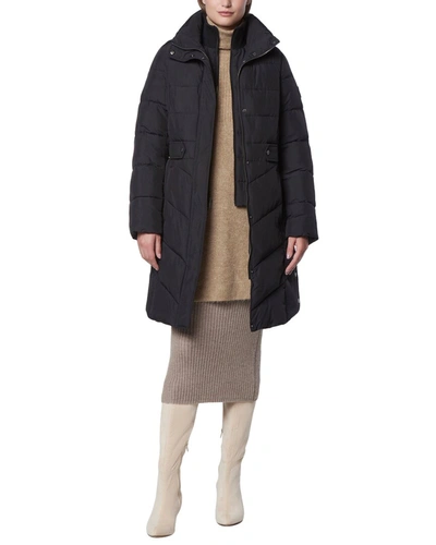 Shop Andrew Marc Essential Long Jacket In Grey