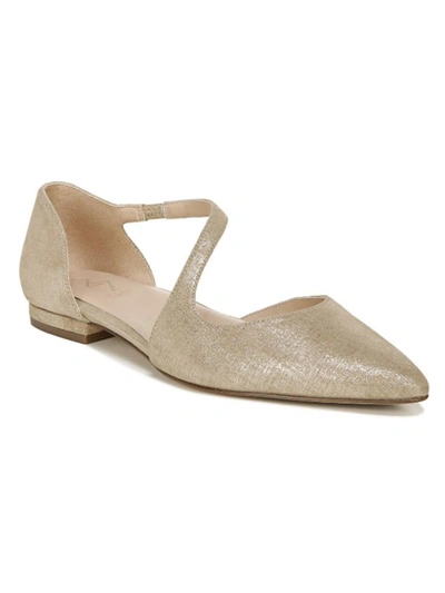 Shop 27 Edit Heather Womens Suede Pointed Toe Pumps In Beige