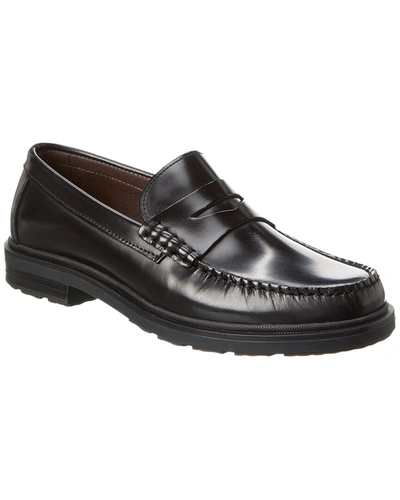 Shop M By Bruno Magli Melo Leather Loafer In Black