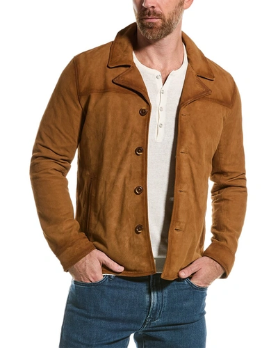 Varvatos suede jacket cheap