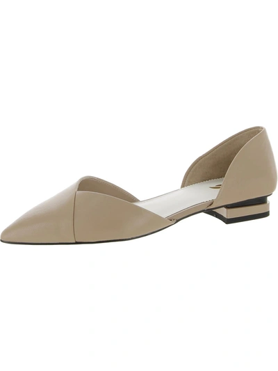 Shop Sarto Franco Sarto Tabitha Womens Leather Pointed Toe D'orsay In Beige