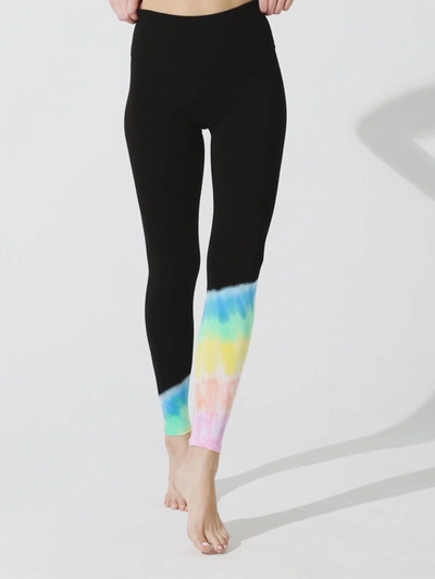 Shop Electric & Rose Sunset Legging In Onyx/rainbow In Multi