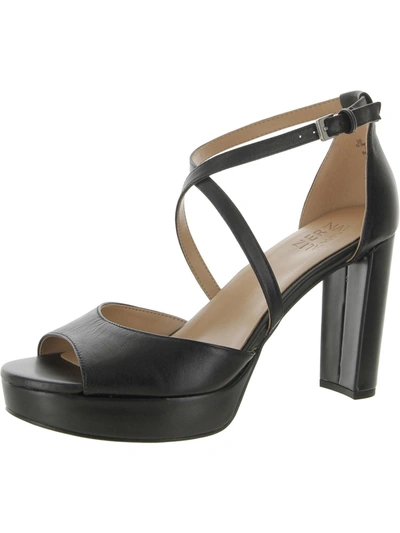 Shop Naturalizer Melody Womens Block Heel Ankle Strap Platform Sandals In Black