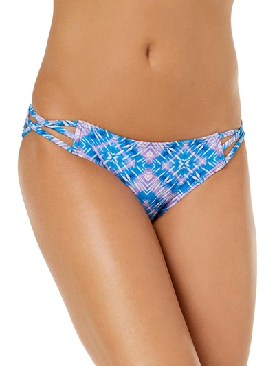 Shop Sundazed Stunner Womens Hipster Cut-out Bikini Swim Bottom In Blue