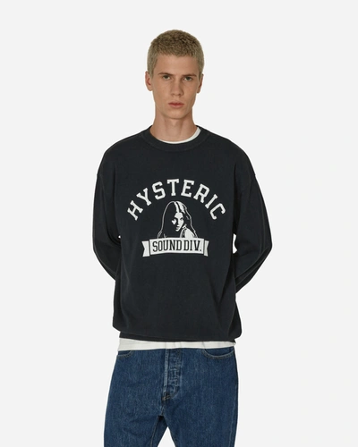 Shop Hysteric Glamour Sound Division Crewneck Sweater In Black