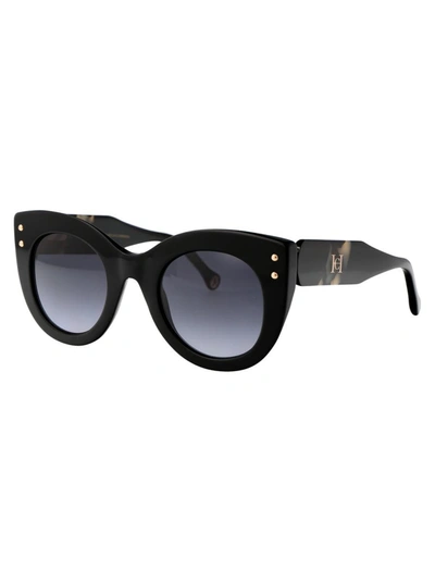 Shop Carolina Herrera Sunglasses In Wr79o Black Havana