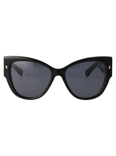 Shop Dsquared2 Sunglasses In 2m2ir Black Gold