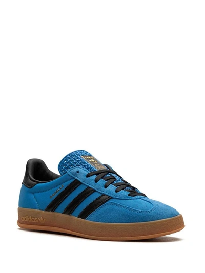 Shop Adidas Originals Adidas  Originals Gazelle Indoor Sneakers Shoes In Blue