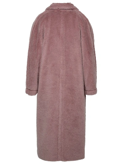 Shop Max Mara 'zitto' Antique Pink Teddy Coat