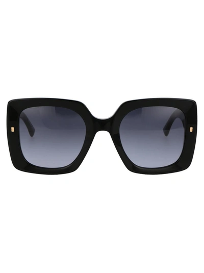 Shop Dsquared2 Sunglasses In 8079o Black