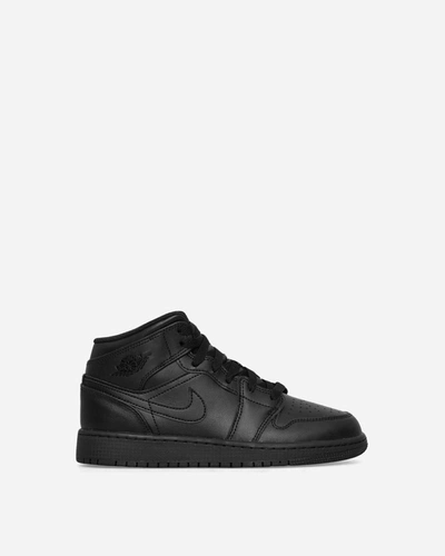 Shop Nike Air Jordan 1 Mid (gs) Sneakers In Black