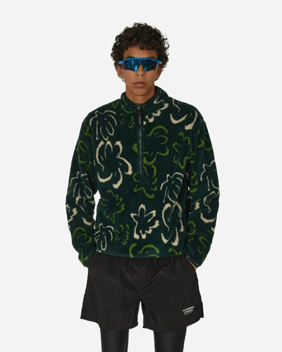 Shop District Vision Half-zip Pile Fleece Jacket Bloom In Multicolor