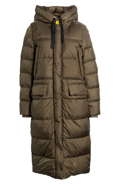 Shop Parajumpers Mummy Water Repellent 700 Fill Power Down Ripstop Puffer Coat In Taggia Olive