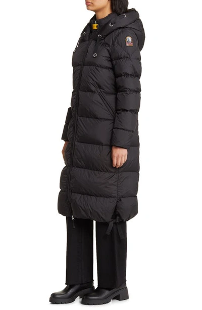 Shop Parajumpers Panda Hooded 700 Fill Power Down Puffer Parka In Black