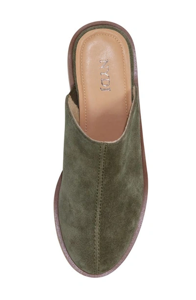 Nydj Edmond Wedge Mule In Avocado