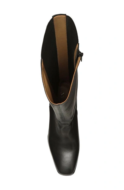 Shop Nydj Jessica Wedge Knee High Boot In Black