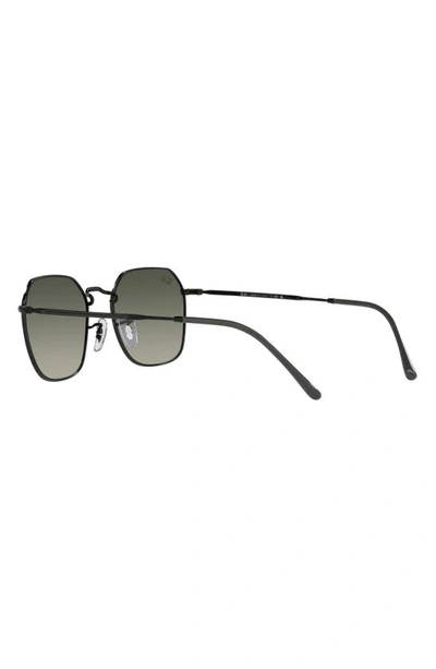 Ray Ban Jim 53mm Gradient Irregular Sunglasses In Black
