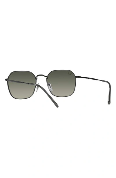 Ray Ban Jim 53mm Gradient Irregular Sunglasses In Black