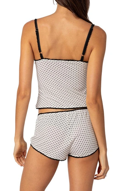 Edikted Kendall Polka Dot Camisole In White