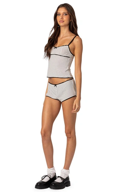 Edikted Kendall Polka Dot Camisole In White
