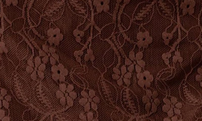 Edikted Lyra Lace Miniskirt In Brown