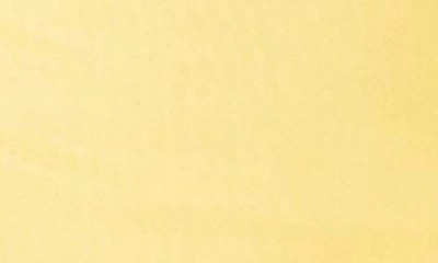 Edikted Thalia Flower Pin Ruffle Strapless Minidress In Yellow