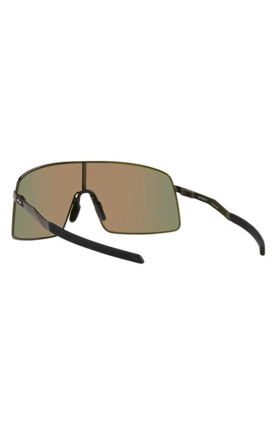 Shop Oakley Sutro Shield Sunglasses In Ruby