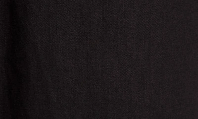 Caslon Tulip Hem Linen Pants In Black