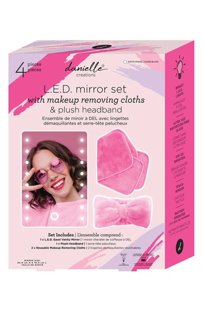 Shop Danielle Led Vanity Mirror, Headband & Makeup Removing Cloths