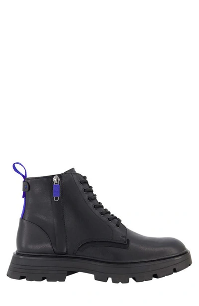 Shop Dkny Lug Sole Boot In Black