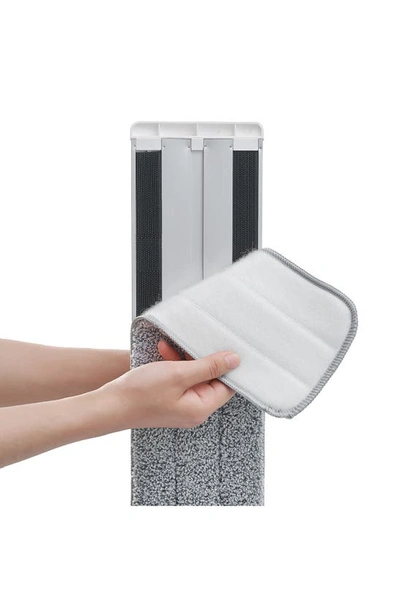 True & Tidy Heavy Duty Wet & Dry Sweeper Mop In Silver/ Gray