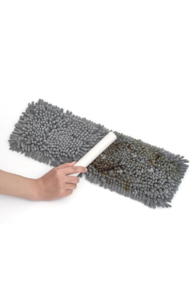 True & Tidy Heavy Duty Wet & Dry Sweeper Mop In Silver/ Gray
