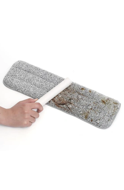 True & Tidy Heavy Duty Wet & Dry Sweeper Mop In Silver/ Gray