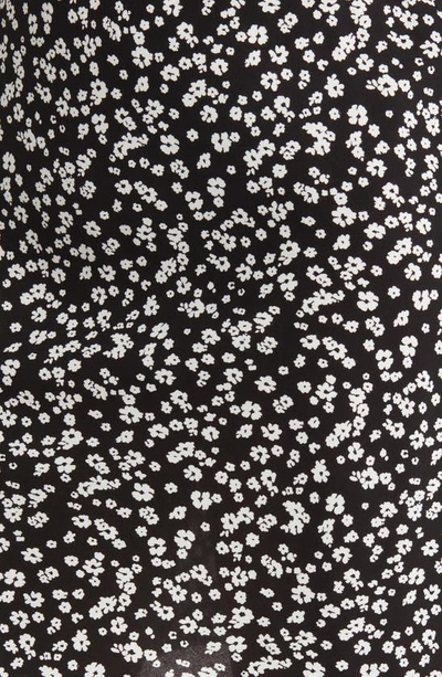 Shop Asos Design Floral Slip Skirt In Black Multi